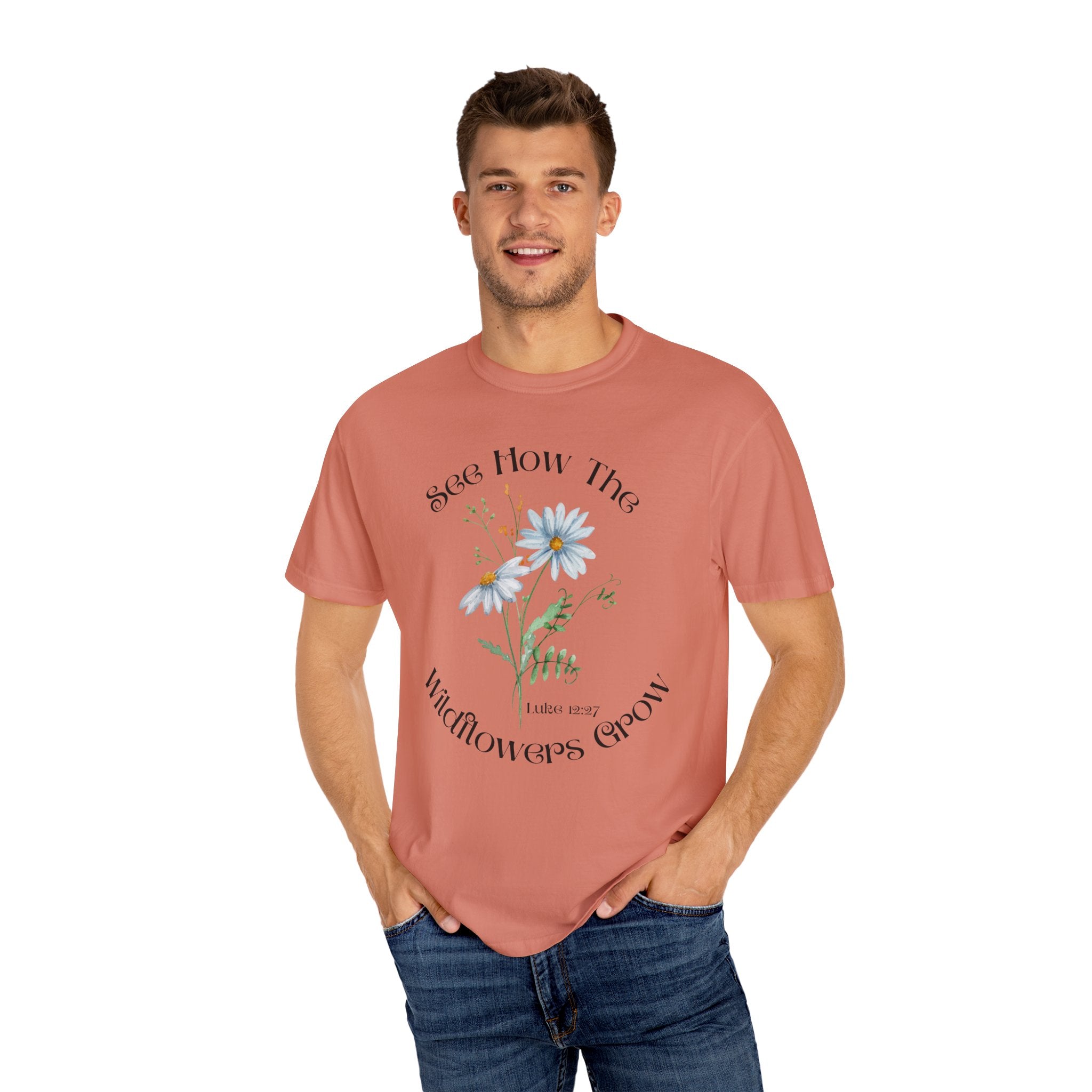 Women's Floral Motivational Tee | Inspirational Gift, Casual Wear, Gardening Apparel, Nature Lover Shirt, Spring Fashion