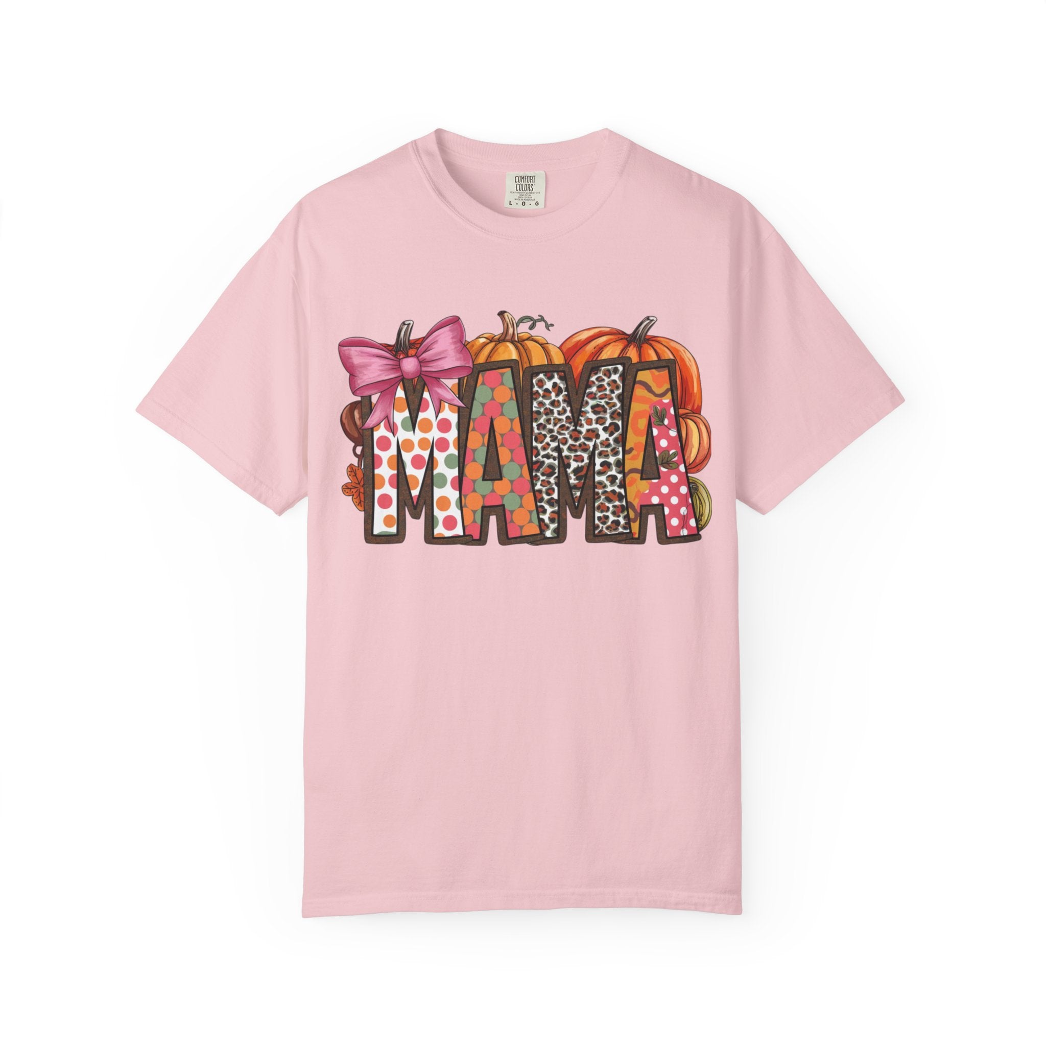 Mama Fall Shirt | Cute Pumpkin Graphic Tee for Moms | Autumn Casual T-Shirt