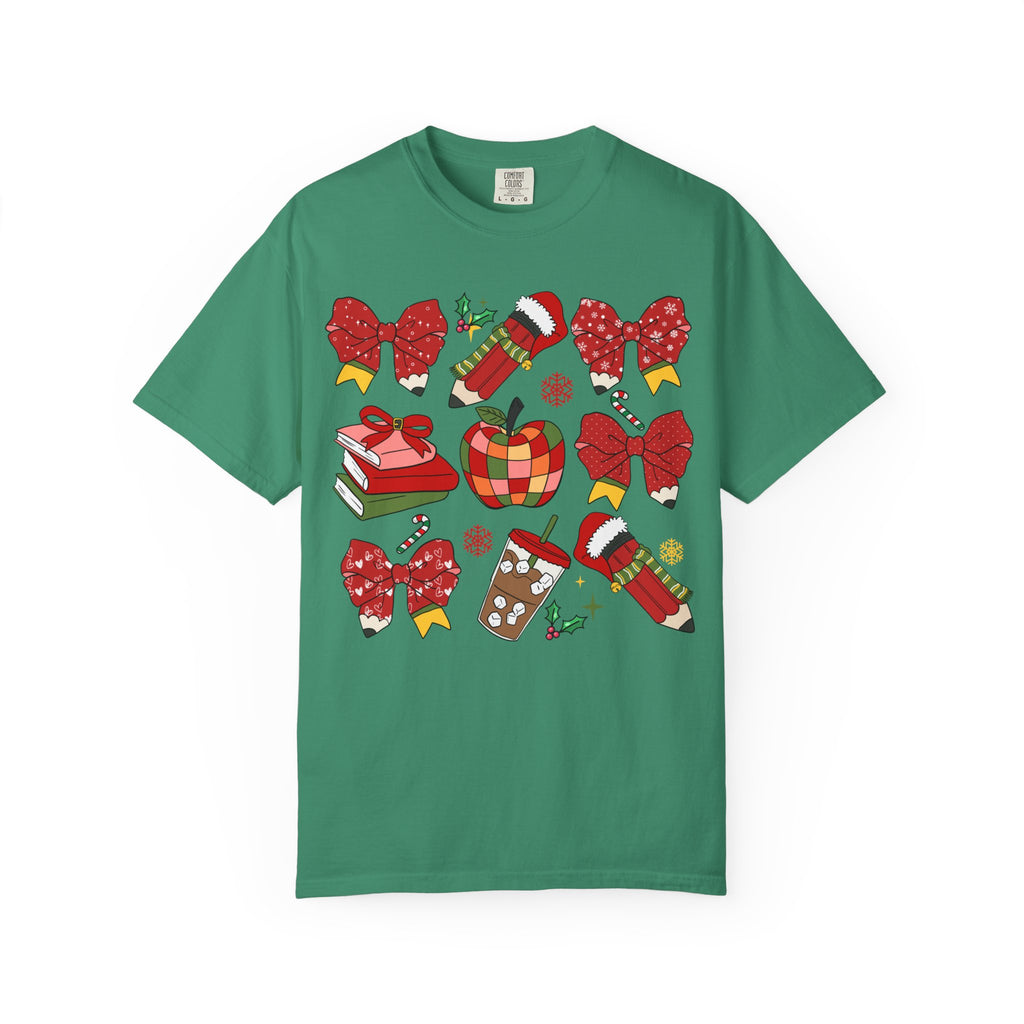 Christmas Teacher Sweatshirt | Red Bows & Holiday Classroom Pullover