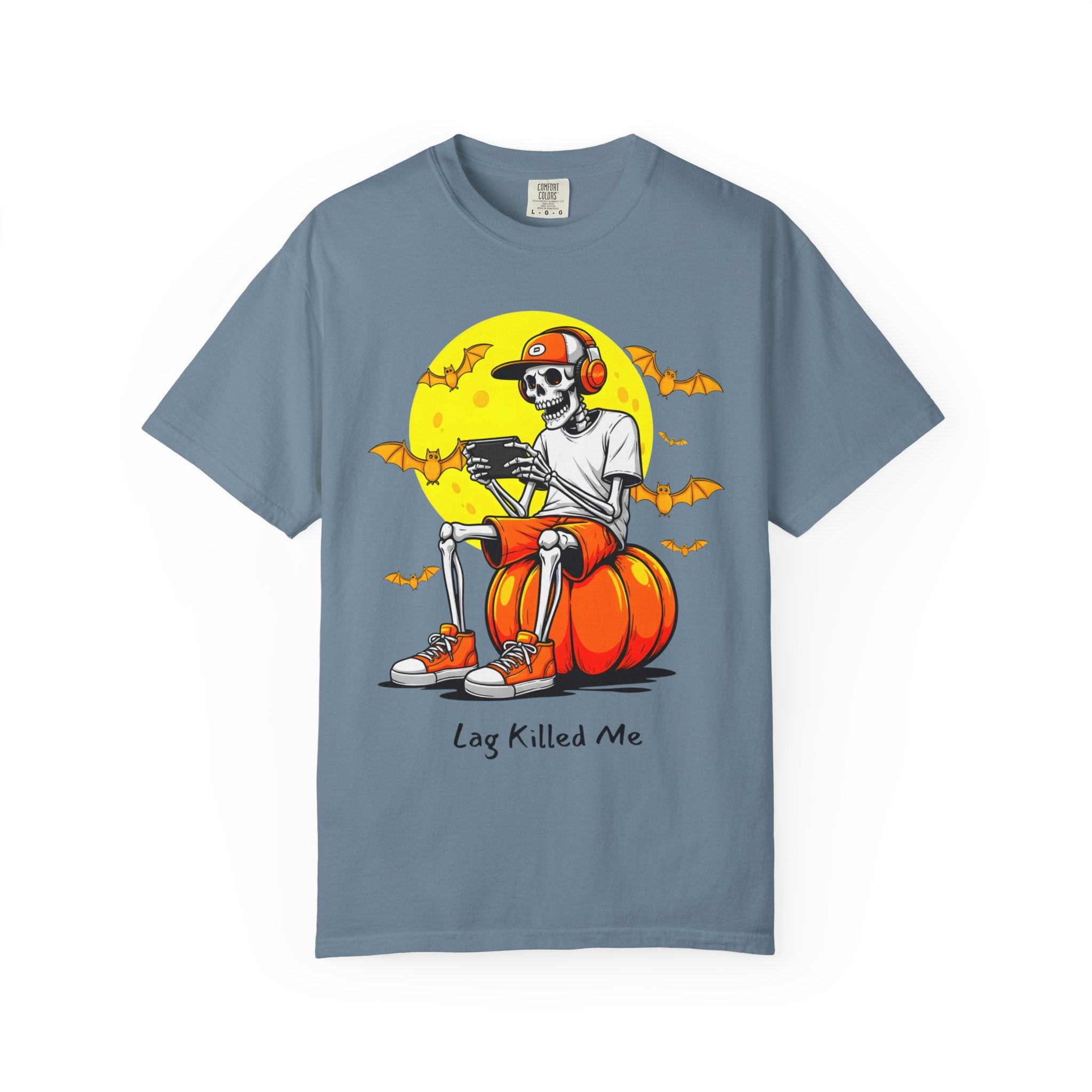 Lag Killed Me Gamer Skeleton Tee