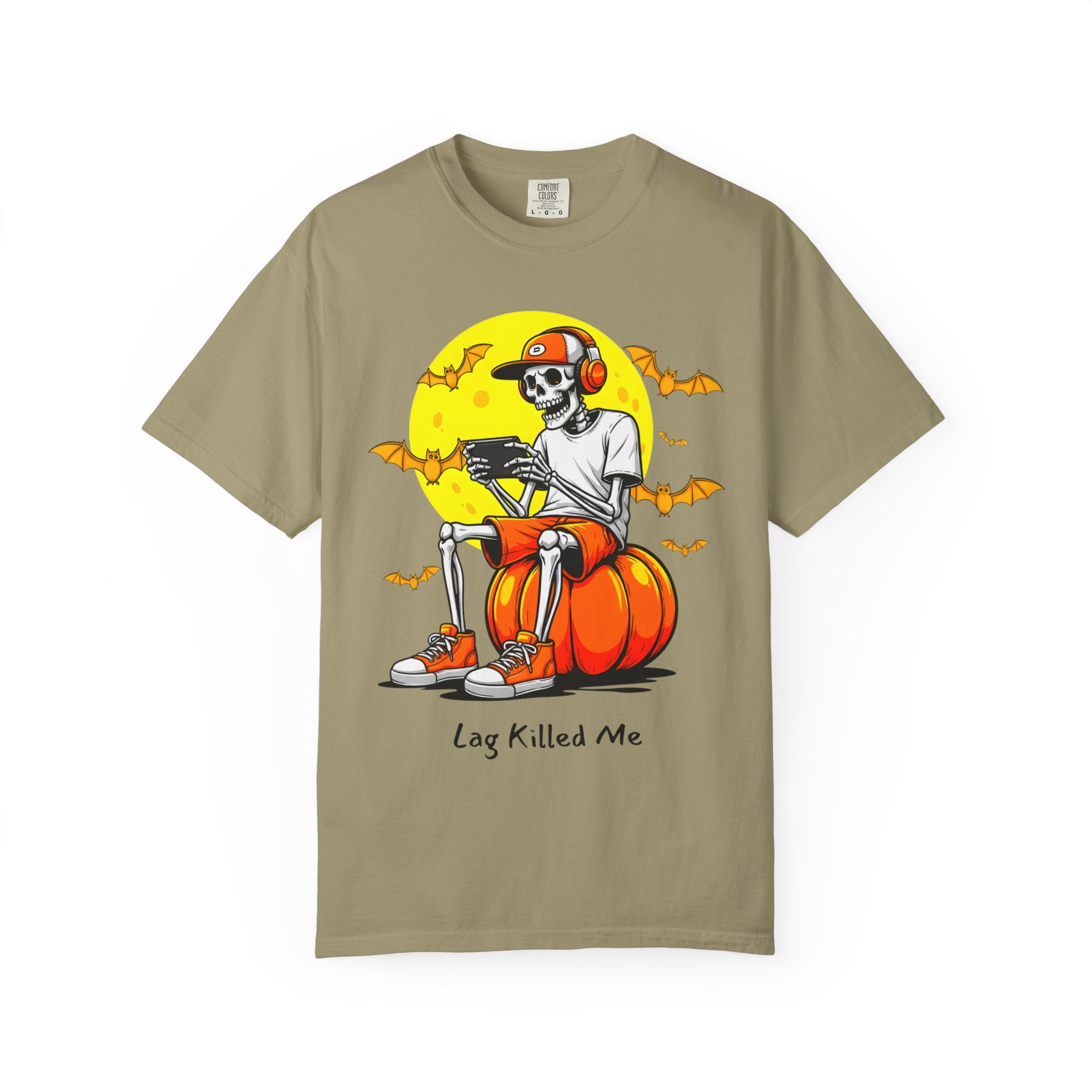 Lag Killed Me Gamer Skeleton Tee