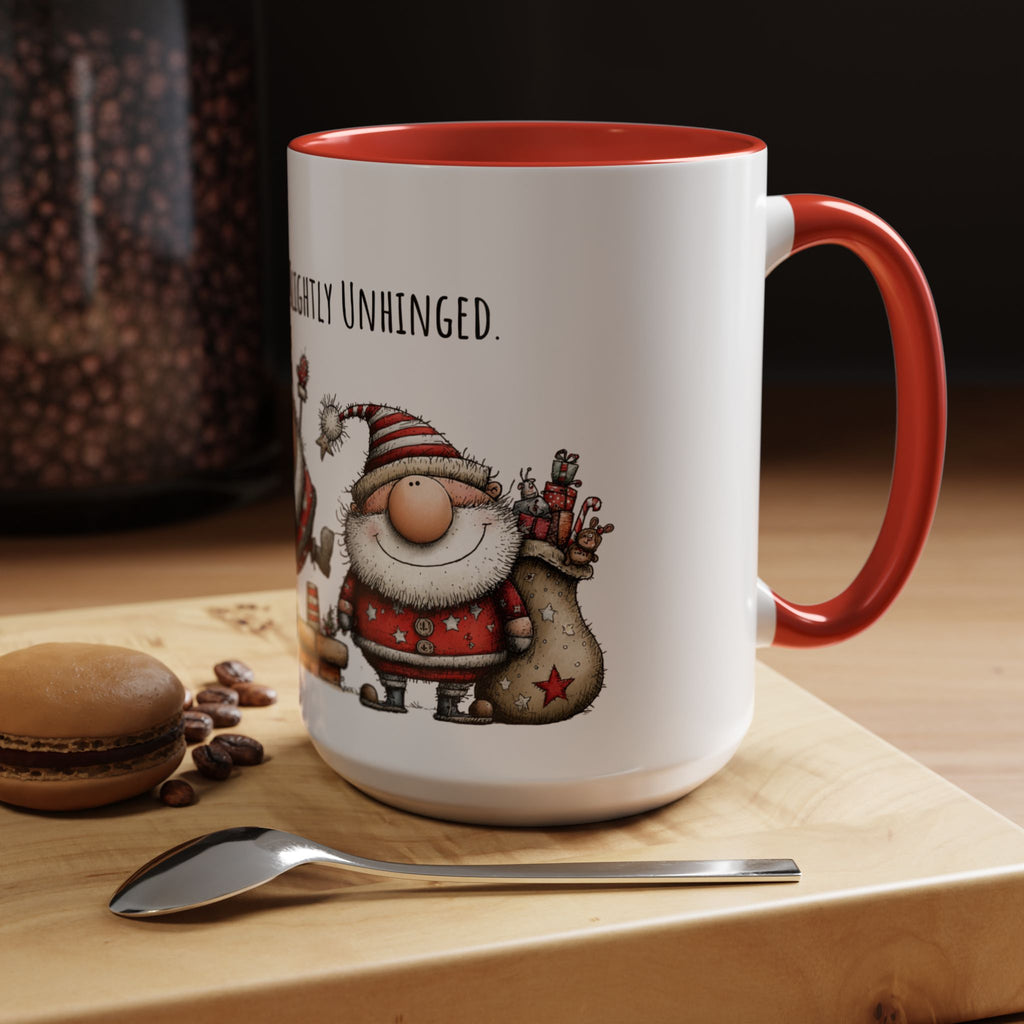 Delivering Cheer Santa Mug | Funny Holiday Coffee Cup