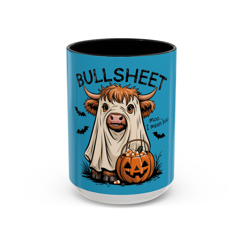 Bullsheet Halloween Mug|Funny Highland Cow Coffee Cup