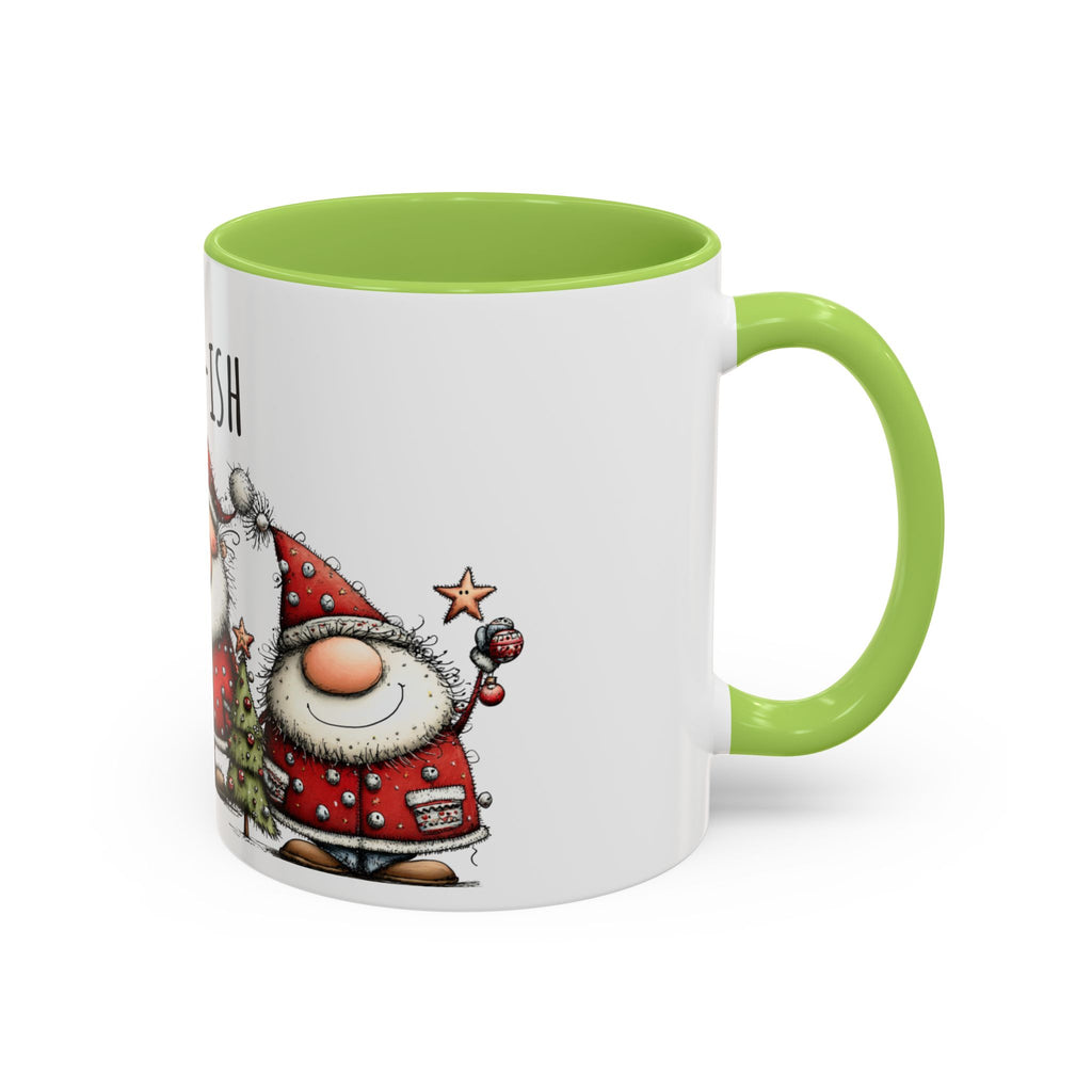 Jolly-Ish Coffee Mug - Festive Holiday Drinkware, Christmas Gift, Santa Decor, Fun Coffee Cup, Winter Cheer Mug