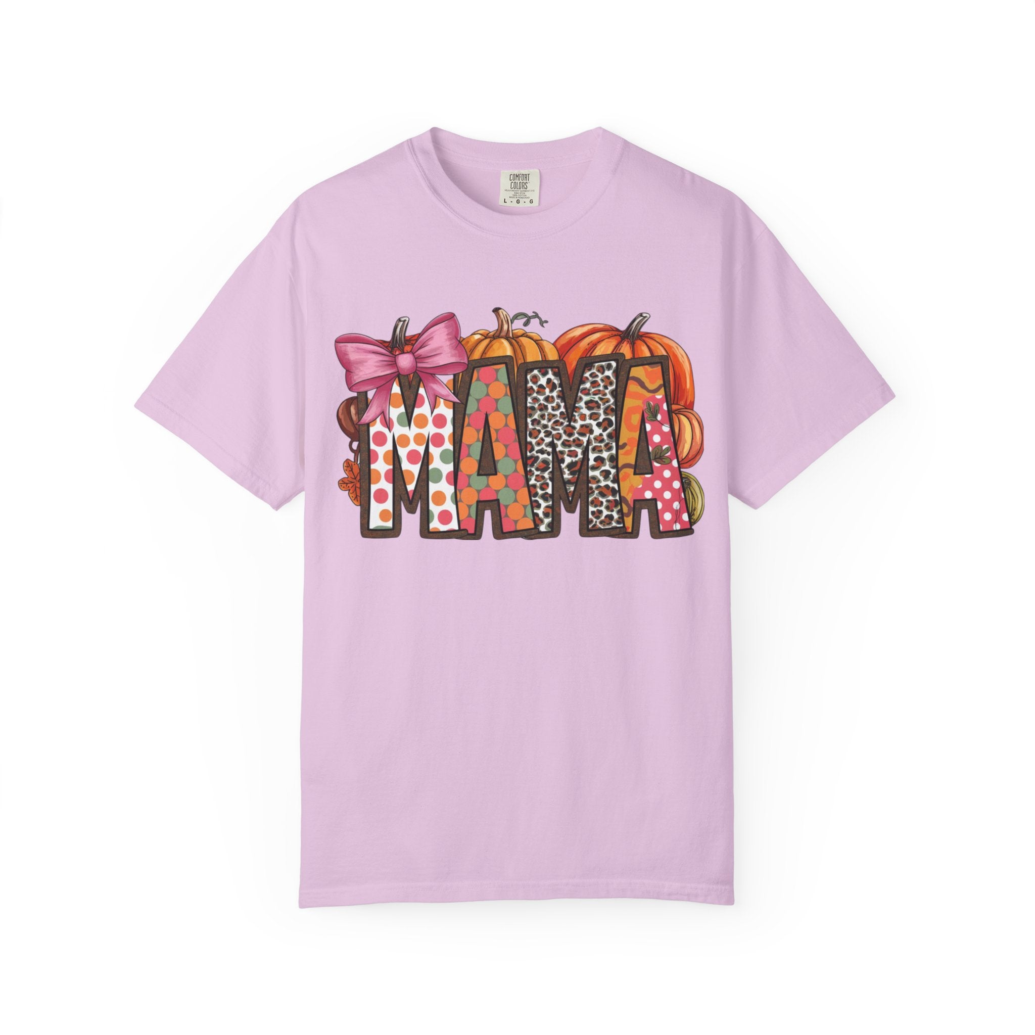 Mama Fall Shirt | Cute Pumpkin Graphic Tee for Moms | Autumn Casual T-Shirt
