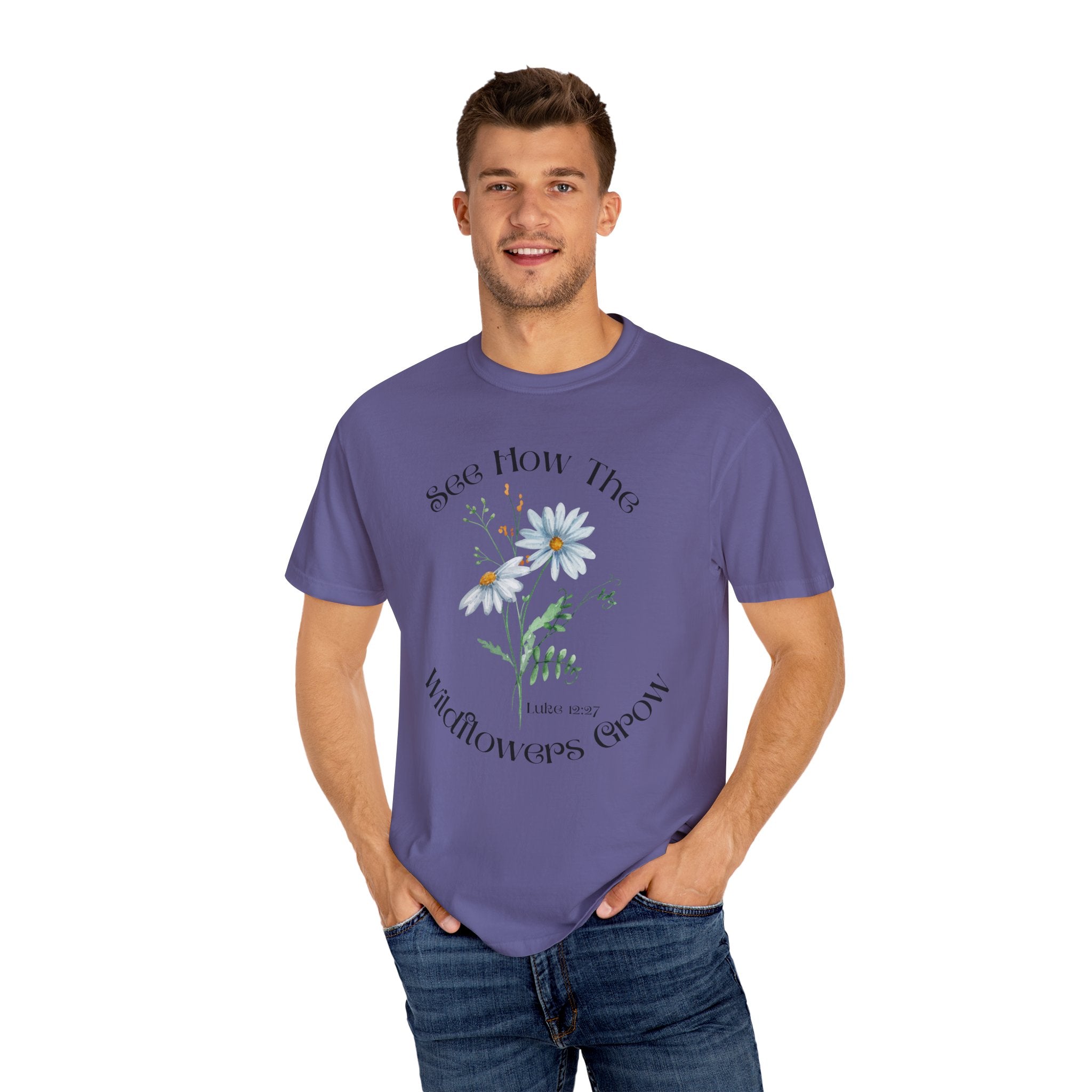 Women's Floral Motivational Tee | Inspirational Gift, Casual Wear, Gardening Apparel, Nature Lover Shirt, Spring Fashion
