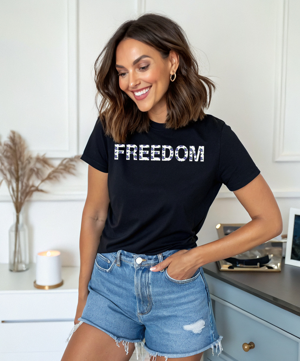 Freedom Blueberries Tee – Charlie Kirk Tribute Shirt
