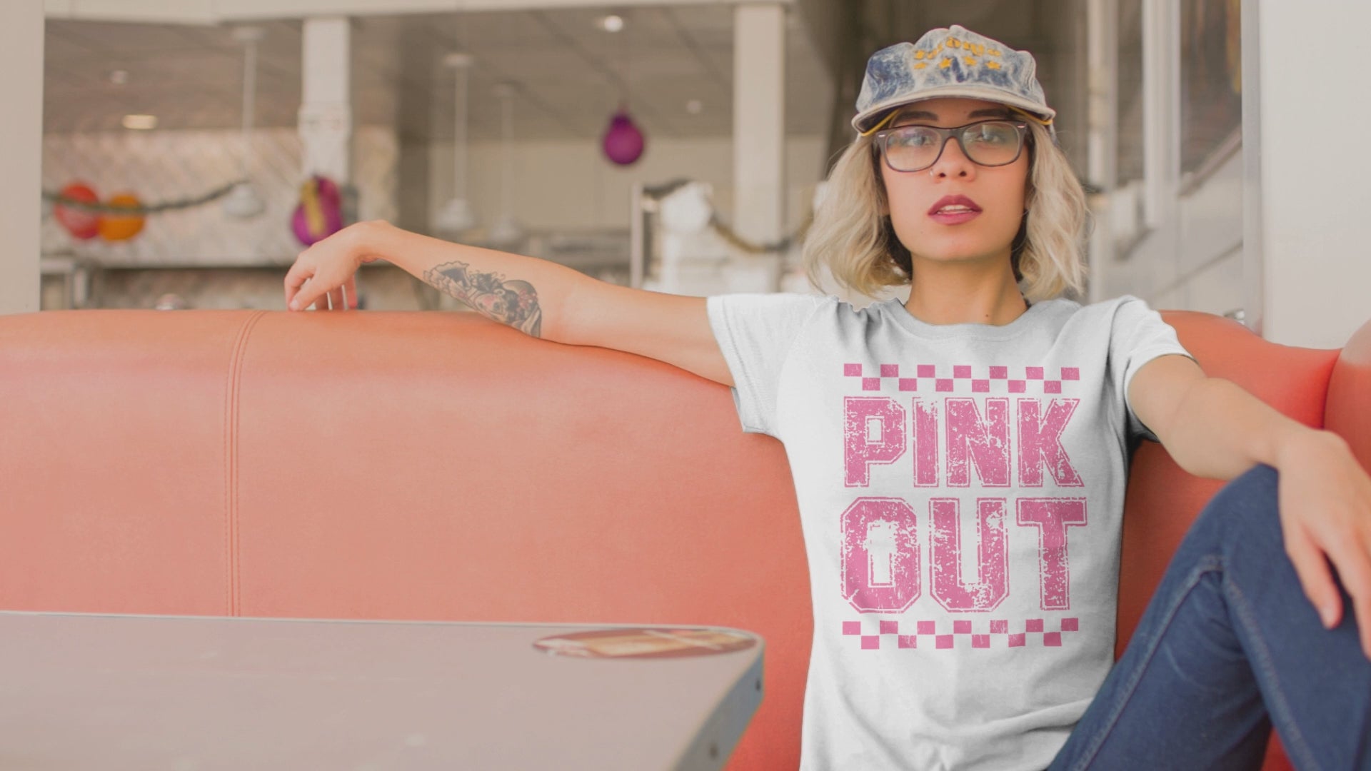 Pink Out Breast Cancer Awareness Shirt | Pink Ribbon Graphic Tee, October Support Shirt, Team Pink Survivor Gift, Awareness Month Tee