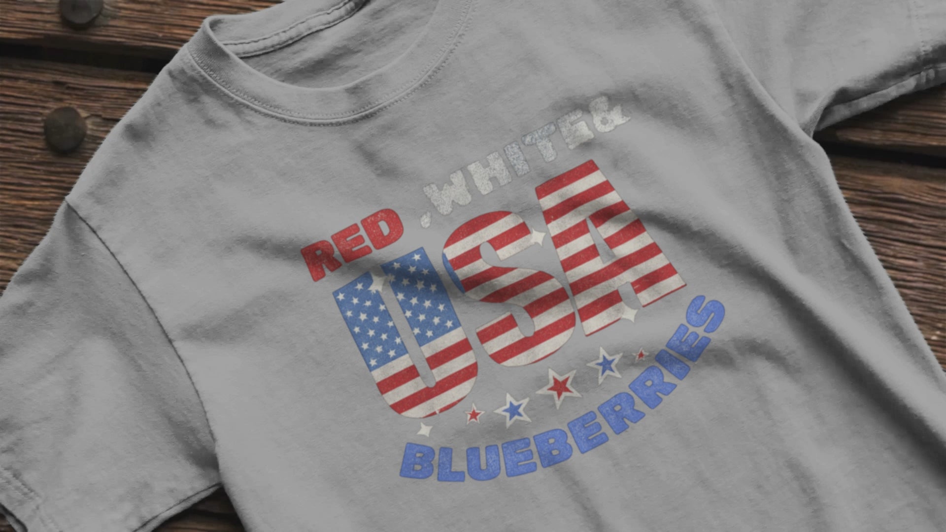 Red, White & Blueberries USA Shirt – Patriotic Memorial Tee – Charlie Kirk Tribute