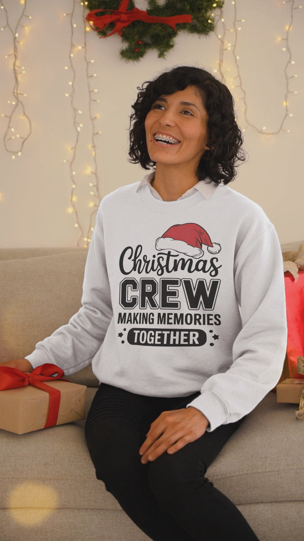 Christmas Crew Sweatshirt | Matching Family Holiday Outfit | Making Memories Together
