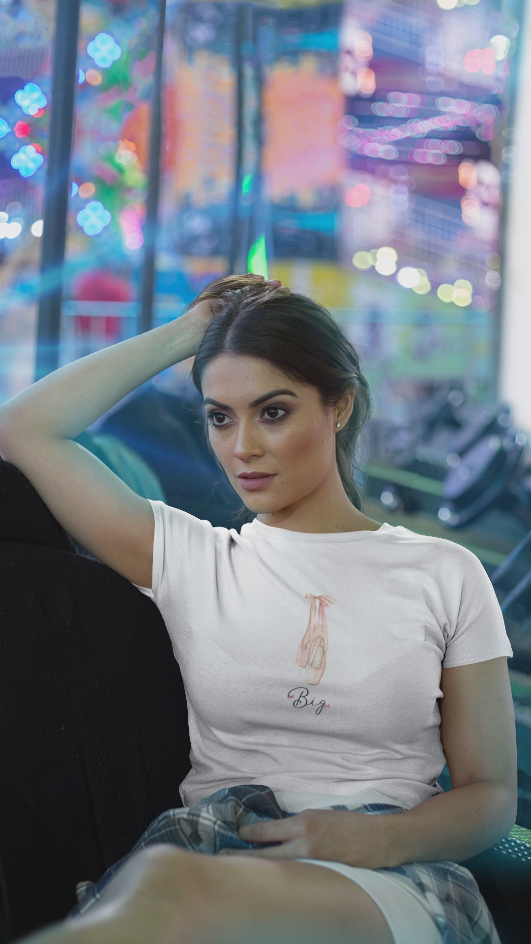 Big Sister Sorority Crop Top | Cute Ballet-Inspired Shirt for Sorority Bigs | Dance & Festival Style Top